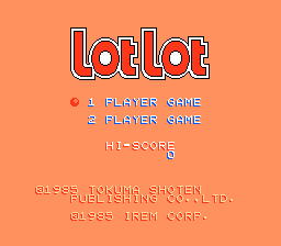 Lot Lot screenshot 3 for Famicom